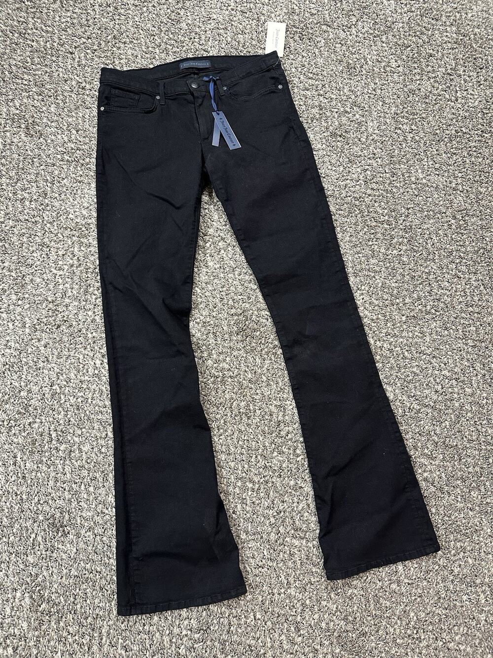 JUICY COUTURE WOMENS BLACK ROCKER BOOT JEANS Size 30